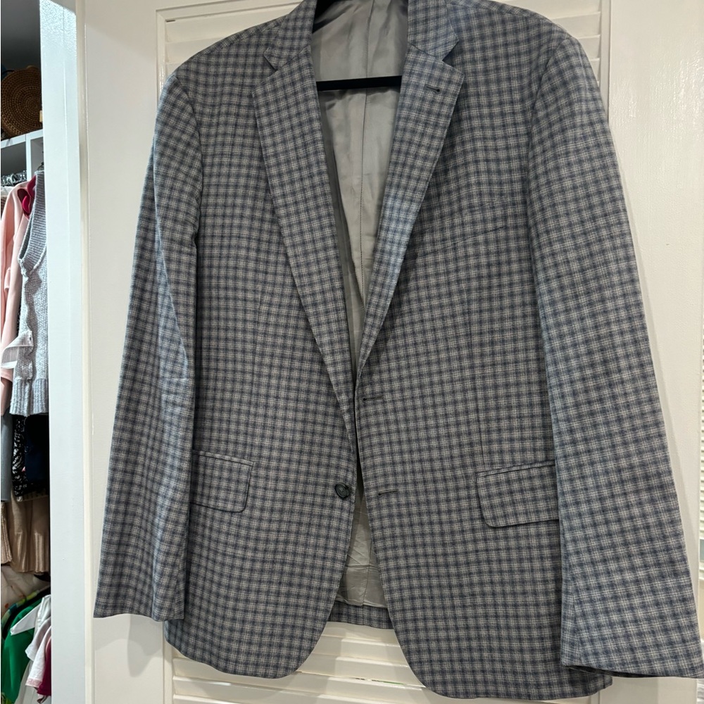 John W. Nordstrom Checkered blazer